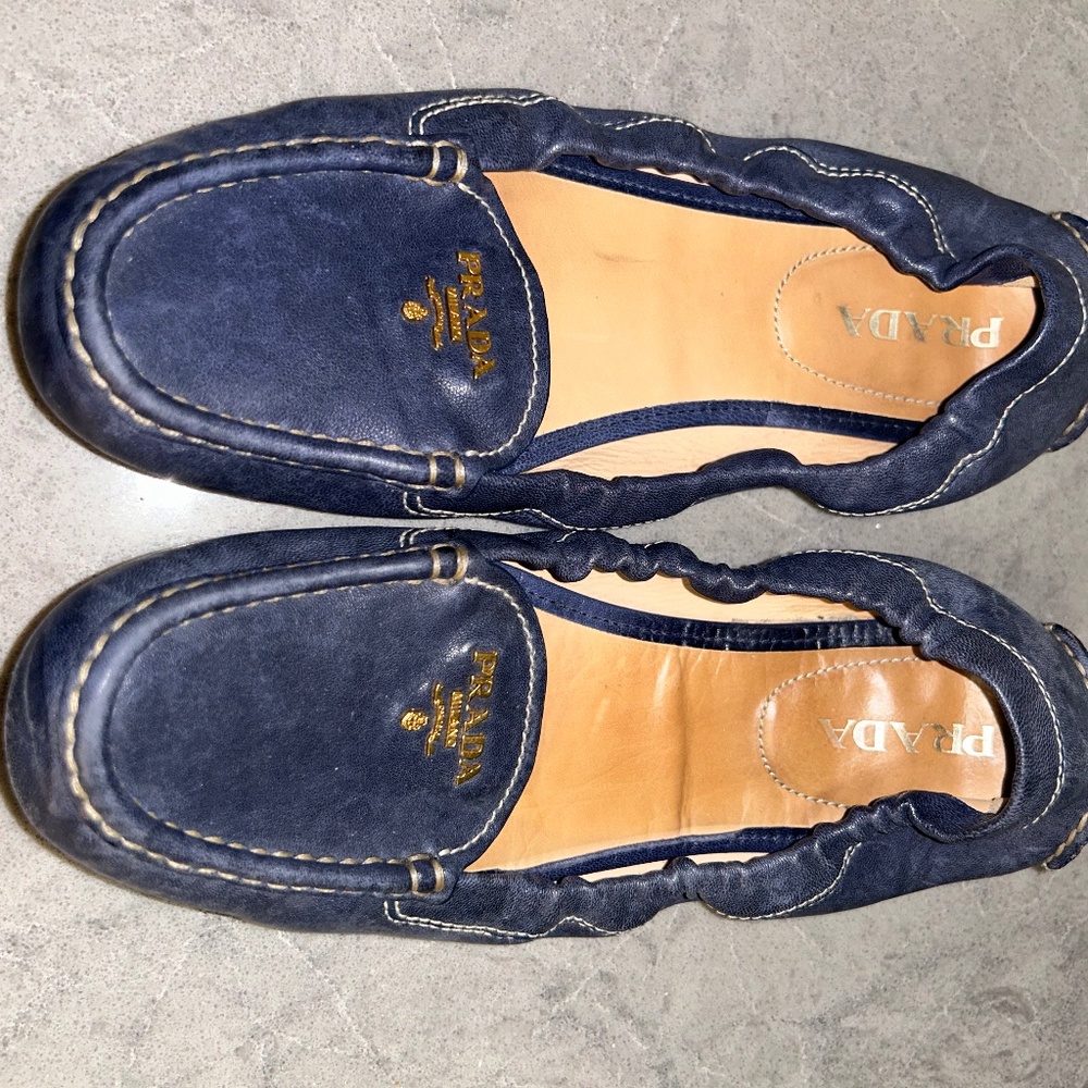 Prada Scrunch Up Loafer